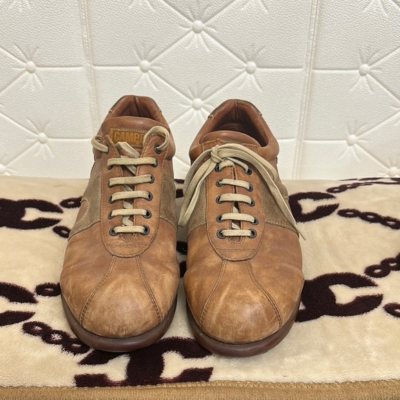 🌺🌺Camper Men's Tan Leather sneakers